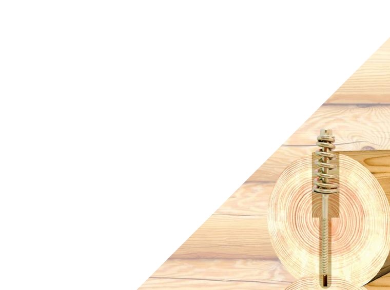 Пружинный узел для бревна